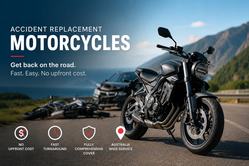 accidental replacement motorbikes in AU